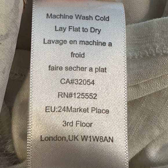 Anthropologie Dolan Floral 3/4 length Ruffle  Sleeves Blouse, size M - Picture 8 of 8